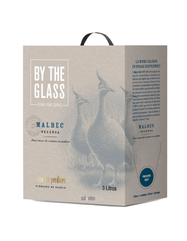 By The Glas Las Perdices Malbec 3 Lt