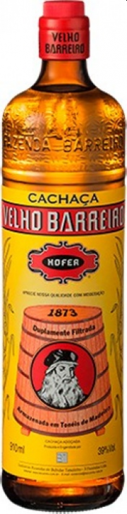 Cachaca Velho Barreiro X 910 Ml