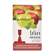 Tabaco Narguile Mazaya X 50G Doble Manzana Menta 