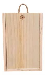 Caja Madera x 2 Divisiones
