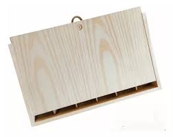 Caja Madera x 6 divisiones