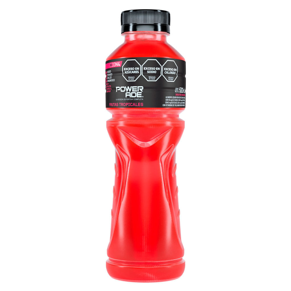 Powerade Rojo Frutas Tropicales 500ml.
