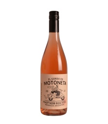 El Gordo en Motoneta Rose Pinot